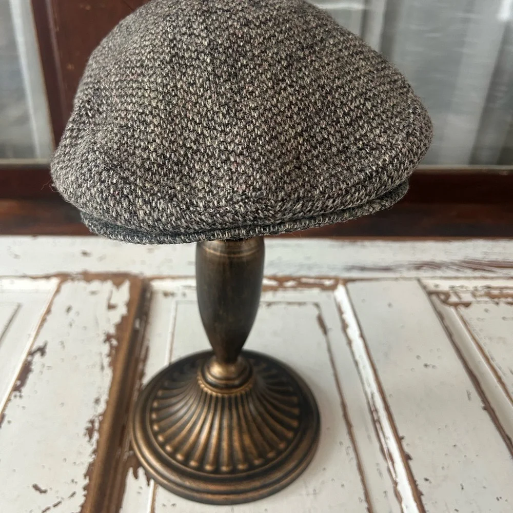 Genuine Harris Tweed Flat Cap 100% Pure Wool Handmade Harris Tweed Wool Newsboy - Picture 3 of 8
